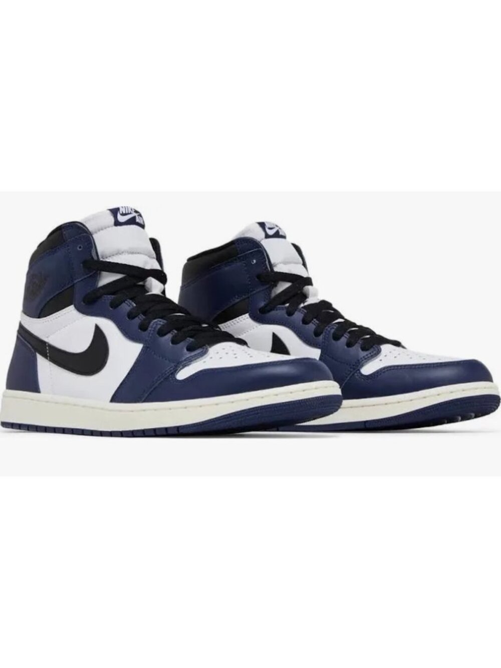 Nike Air Jordan 1 Retro High OG GS Black White Blue Youth 7Y FD1437-401